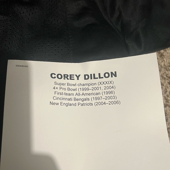 Corey Dillon Signed Cincinnati Bengals Jersey Signed Tristar CoA - Picture 2 of 7